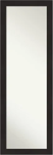 Amanti Art Espejo de pared para puerta, espejo de longitud completa (51.5 x 17.5 pulgadas), espejo estrecho de cuerpo completo para muebles y espejo