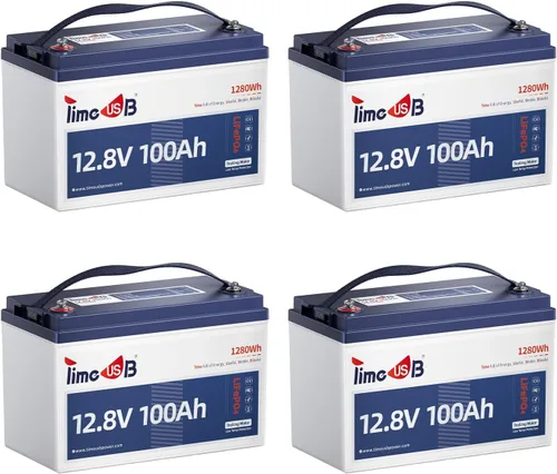 Miniatura 21 de Timeusb Batería marina LiFePO4 de 12 V 100 Ah TM con protección a baja temperatura, BMS de 100 A, más de 15000 ciclos, batería de fosfato de hierro