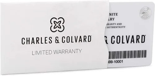 Miniatura 6 de Charles & Colvard Forever One - Collar de moissanita de corte redondo para mujer, cultivado en laboratorio, cadena de 18 pulgadas, Metal, moissanita