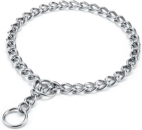 Miniatura 2 de Collar de estrangulador para perros, collar de martingala para perros, 22 pulgadas, collares de perro de 0.118 in para perros pequeños, medianos