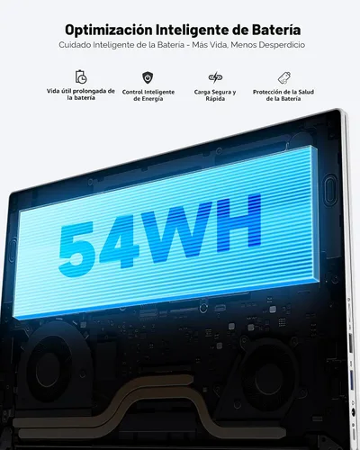 Miniatura 8 de NIMO Portátil IPS FHD de 15.6 pulgadas, 8 GB de RAM 256 GB SSD AMD Ryzen 5 (Beat i5-1135G7, 4 núcleos hasta 3.7 GHz), computadora estudiantil con 2