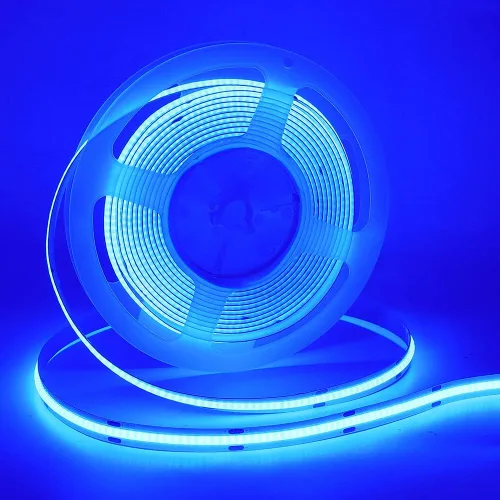 Miniatura 11 de Tira de luces LED COB flexible, 3.3 ft/3.3 pies de cuerda de luces LED COB flexible DC 5V 320 LEDs/m blanco cálido 3000K no impermeable USB cinta