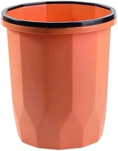 Cubo de basura de estilo nórdico con anillo de presión para el hogar, sala de estar, clasificación, de lujo, para dormitorio, baño, inodoro, cesta