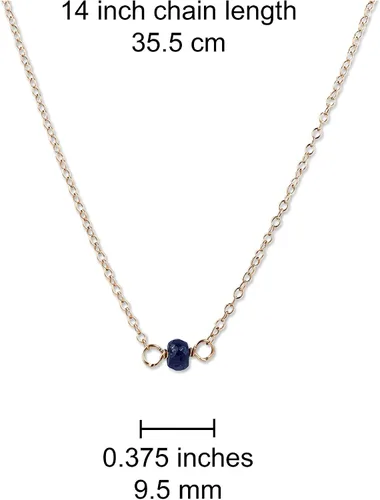 Miniatura 133 de Gargantilla de piedra natal – Regalo de cumpleaños, regalo para niña, mujer, amiga, hija, esposa, mamá, ella, joyas de piedras preciosas para uso