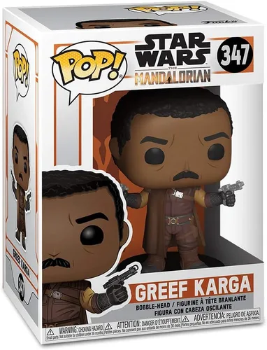 Miniatura 4 de Funko Star Wars: The Mandalorian - Greef Karga Pop! Figura de vinilo, multicolor