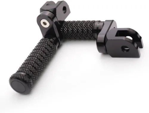 Miniatura 2 de MC MOTOPARTS POLE - Clavijas de pie delanteras elevadoras de extensión CNC de 0.984 in compatibles con YZF R3 2015-2017