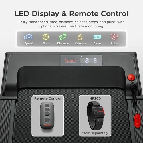 Miniatura 6 de Sunny Health & Fitness Cintas de correr inteligentes con Wi-Fi