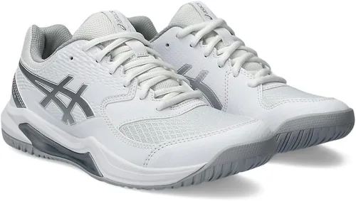 Miniatura 2 de ASICS - Zapatos de tenis Gel-Dedicate 8 para mujer, 7, blancoplata pura