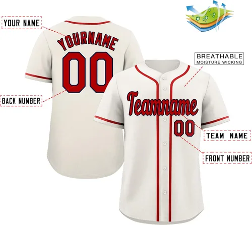 Miniatura 52 de Camisetas deportivas de jersey de béisbol personalizadas, nombre del equipo, número de logotipo, regalo para fanáticos adultos y jóvenes