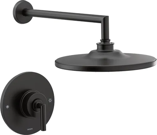 Miniatura 3 de Moen TS22002EP Arris Posi-Temp - Juego de molduras de ducha modernas con ducha de lluvia ecológica de 10 pulgadas, requiere válvula, cromada