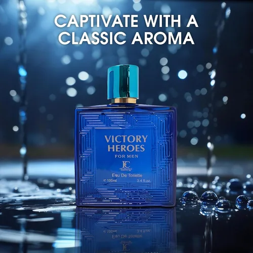 Miniatura 5 de AFLUXE Colonia para hombres Victorious Heroes & Victory Heroes Combo Eau De Toilette para hombres - Perfume con aroma fresco y romántico