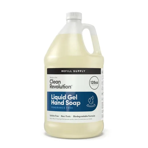 Miniatura 42 de Clean Revolution Jabón de manos en gel líquido, líquido sedoso rico, espuma rápida, enjuague rápido, contiene aceites esenciales reales
