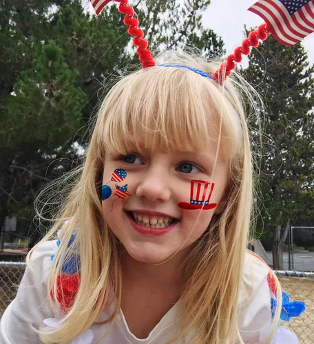 Miniatura 3 de HSHFAMIIY Trajes para mujer del 4 de julio, tatuajes temporales del 4 de julio, 120 tatuajes patrióticos de bandera de Estados Unidos, bandera