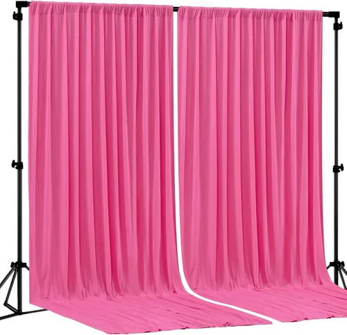 Miniatura 52 de Cortinas de Fondo Beige - Cortinas de Poliéster Sin Arrugas para Fotografía, Cortinas de Fondo para Fiestas, para Decoraciones de Baby Shower