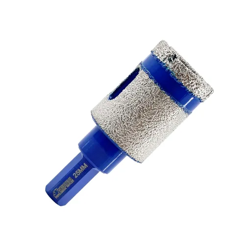 Miniatura 8 de SHDIATOOL Brocas de diamante de 1 pulgada, broca de fresado para biselar, porcelana, azulejos, mármol, cerámica, granito de 0.984 in