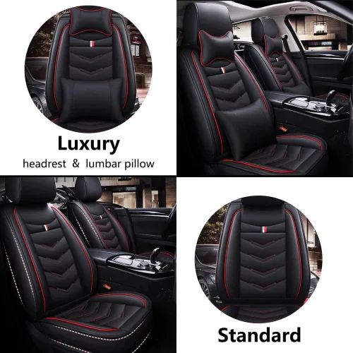 Miniatura 5 de Funda de asiento de auto de 2 asientos para Chevrolet Camaro 2000-2024, fundas de asiento duraderas, resistentes al desgaste, impermeables