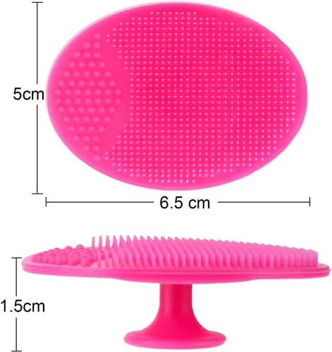 Miniatura 5 de Limpiador facial, cepillo de limpieza facial de silicona suave, esponja de masaje, eliminación de puntos negros, exfoliante para pieles sensibles