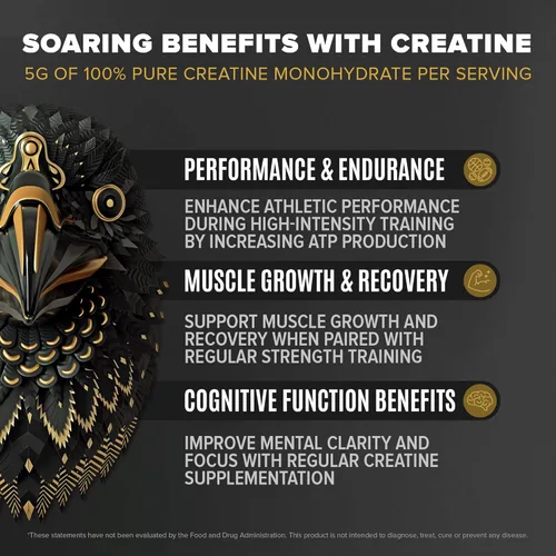 Miniatura 5 de BIRDMAN Falcon Performance - Proteína vegana en polvo, 31 g de proteína, 5 g de creatina, 5 g de BCAA, probióticos, electrolitos, pre-entrenamiento