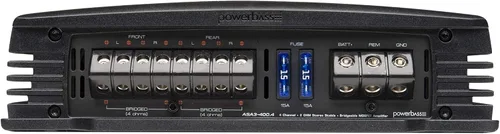 Miniatura 3 de Powerbass ASA3-400.4 100W Amplificador de 4 canales