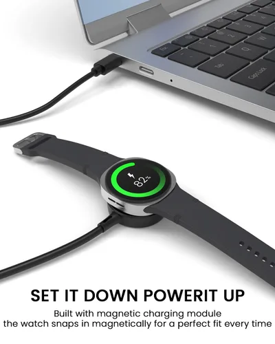 Miniatura 4 de Cable USB C para Samsung Galaxy Watch 8/8 Classic/7/Ultra 3.3 pies de repuesto tipo C cargador para Galaxy Watch FE/6/6 Classic/5 Pro/5/4/4