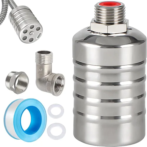 Miniatura 7 de Válvula de flotador automática de acero inoxidable 304, control de nivel de agua completamente automático, de 1/2 a 3/4 pulgadas para tanques
