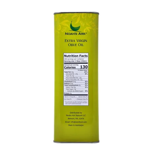 Miniatura 2 de Aceite de oliva virgen extra prensado en frío y fresco Arbequina de Noah's Ark Origen único, alto polifenol - 3L/101 oz