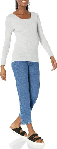 Miniatura 4 de Tienda Essentials Camiseta de maternidad con cuello en V para mujer