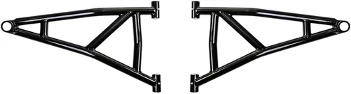 Miniatura 8 de SuperATV Brazos delanteros A inferiores de alta holgura resistentes para Polaris RZR XP Turbo/XP 4 Turbo 2016-2021, color negro, incluye rótulas