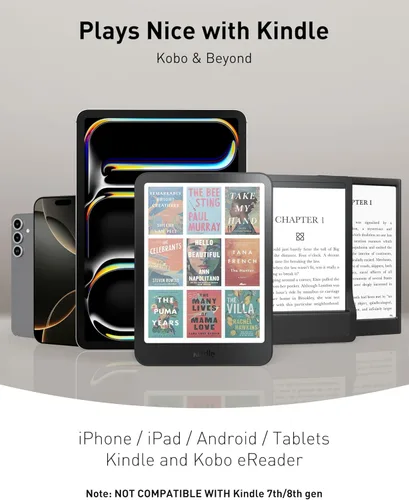 Miniatura 7 de Maxonar Magsnap - Rotulador de páginas remoto para Kindle Paperwhite/Oasis y Kobo, nunca pierde piezas, batería de 100 horas, conexión RF, 2 en 1