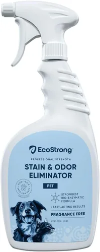 Eco Strong Removedor de Manchas y Olores de Mascotas - Limpiador Enzimático de Orina de Gato, Destructor de Orina para Perros, Limpiador Enzimático