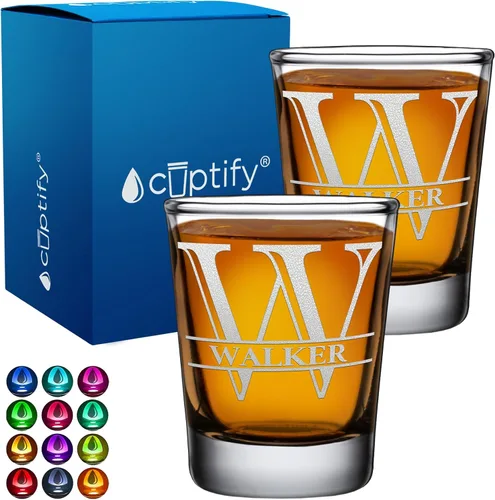 Miniatura 48 de Juego de 2 vasos de chupito personalizados para hombre, fondo azul, 2 onzas, grabados, regalo personalizado para cumpleaños, bodas, día del padre