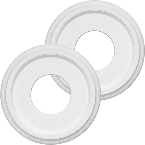 Miniatura 12 de EIFHYT Medallón de techo de poliuretano moldeado para lámparas y ventiladores de techo, 16 pulgadas de diámetro exterior x 4 pulgadas de diámetro