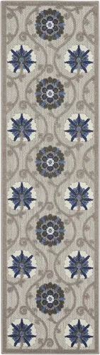 Miniatura 4 de Nourison Home Aloha - Alfombra de 2 pies 3 pulgadas x 8 pies, fácil de limpiar, no se desprende, para dormitorio, sala de estar, comedor y cocina