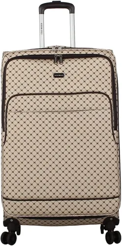 Miniatura 36 de Steve Madden Equipaje de diseñador, Chalet Gris Claro, Juego de maleta giratoria ligera expandible de 3 piezas - Juego de viaje