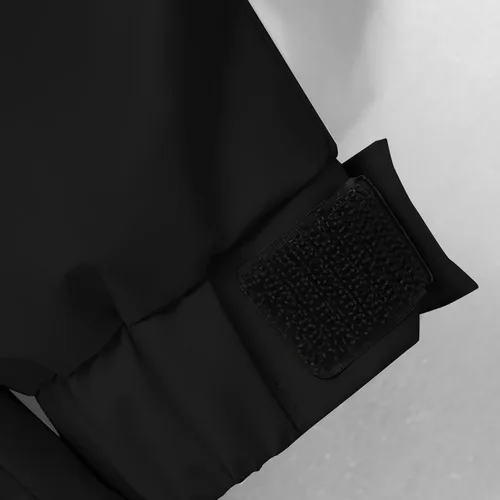 Miniatura 4 de Chaqueta de esquí impermeable para hombre, resistente al viento, abrigo de invierno con forro polar con capucha para escalar y romper el viento