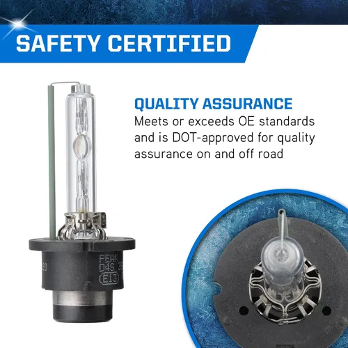 Miniatura 3 de PEAK Bombilla de repuesto para faros delanteros de xenón HID D4S