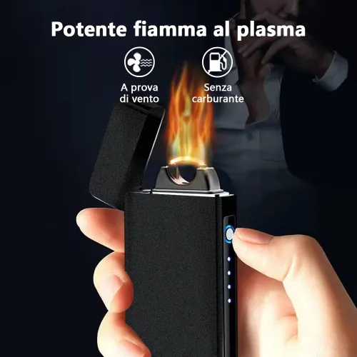 Miniatura 4 de YOZWOO Encendedor eléctrico recargable, encendedor de arco de llama de alta potencia, encendedores USB con indicador de batería LED, encendedores