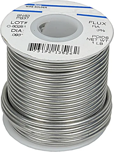DB Electrical Soldadura 900-20017, 60/40; 60% estaño 40% plomo; 0.093 diámetro de alambre; carrete de 1 libra compatible con/reemplazo para universal