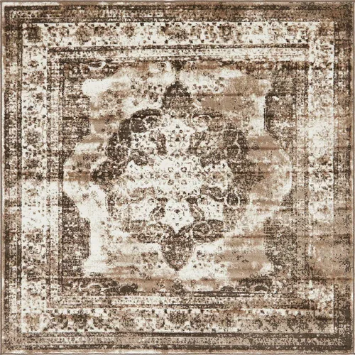 Miniatura 84 de Unique Loom Sofia Collection - Alfombra tradicional vintage, inspirada en Francia (7 pies x 10 pies, rectangular, negro/gris claro)