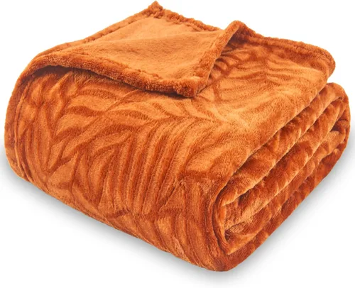 Miniatura 18 de SOCHOW - Manta Uragiri, de franela, vellón, ligera, muy suave y acogedora, de 50 x 60 pulgadas, con diseño de leopardo, en color negro