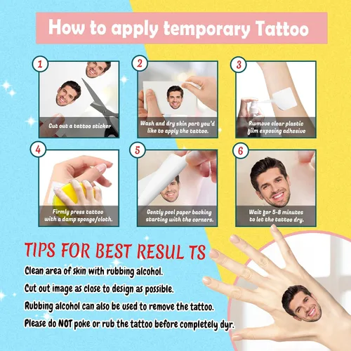 Miniatura 6 de Tatuajes temporales personalizados, tatuajes de flores de nacimiento personalizados para cumpleaños, boda, despedida de soltera, 1 juego de 15