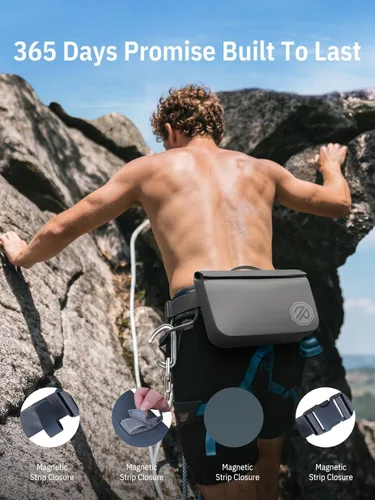 Miniatura 4 de niphean IPX7 - Bolso riñonera impermeable con cierre magnético de una mano, resistente bolsa seca para kayak, tabla de remo, accesorios esenciales