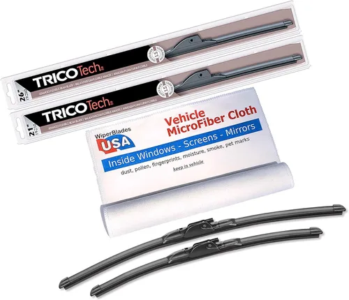 Miniatura 6 de Juego de limpiaparabrisas para Lexus ES300 1992 Trico Tech Beam Blades Juego de limpiaparabrisas con microfibra interior de coche