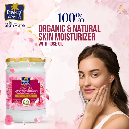 Miniatura 3 de Parachute Advansed SkinPure Aceite de coco extra virgen 100% orgánico con aceite de rosa Aceite hidratante facial y corporal Para una piel