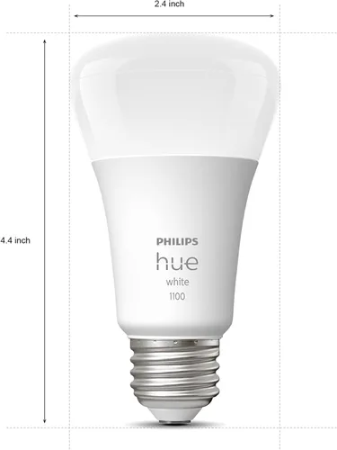 Miniatura 7 de Philips Hue - Kit de iniciación de luz inteligente blanca, incluye (1) puente y (2) bombillas LED inteligentes blancas suaves A19 de 75 W, E26
