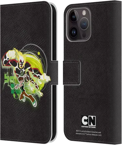 Miniatura 8 de Head Case Designs Officially Licensed Ben 10: Omniverse Character Art Graphics Leather Wallet Case Compatible with Apple iPhone 15 Pro Max