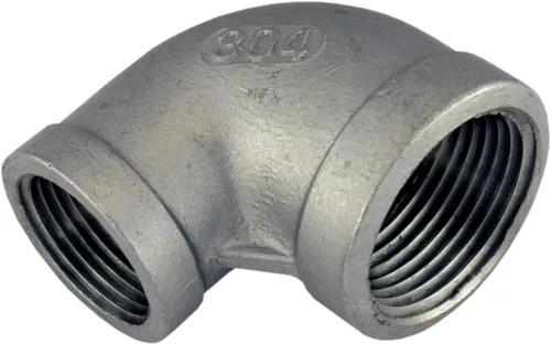 Miniatura 4 de Duda Energy 45° Codo 1/2" Hembra NPT Instalación de tubería de acero inoxidable 0,5