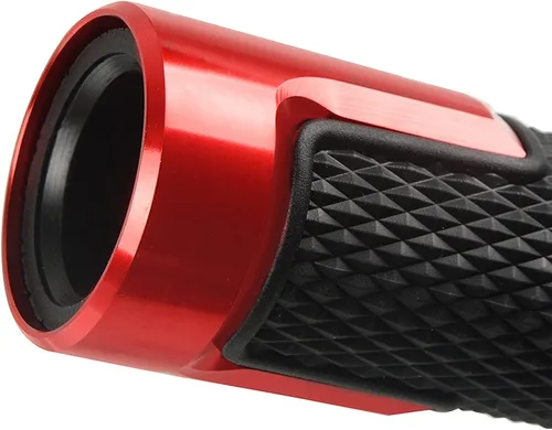 Miniatura 7 de Tapón para manillar de motocicleta, pomos antideslizantes para mango de scooter extremos de manillar de mano de 7/8 pulgadas 0.866 in con logotipo