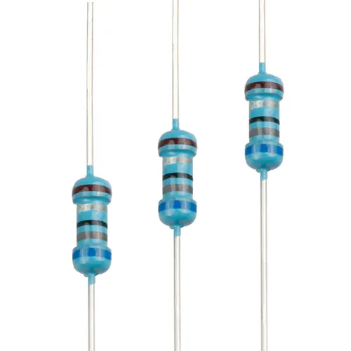 Miniatura 39 de 100pcs 1 ohm Resistor 1/4w (0.25 W) Resistencia fija de película metálica de tolerancia ±1%, múltiples valores de resistencia opcional