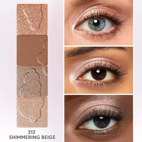 Miniatura 6 de Sombra de ojos en color limpio y fresco, brillo beige, COVERGIRL 212 beige brillante